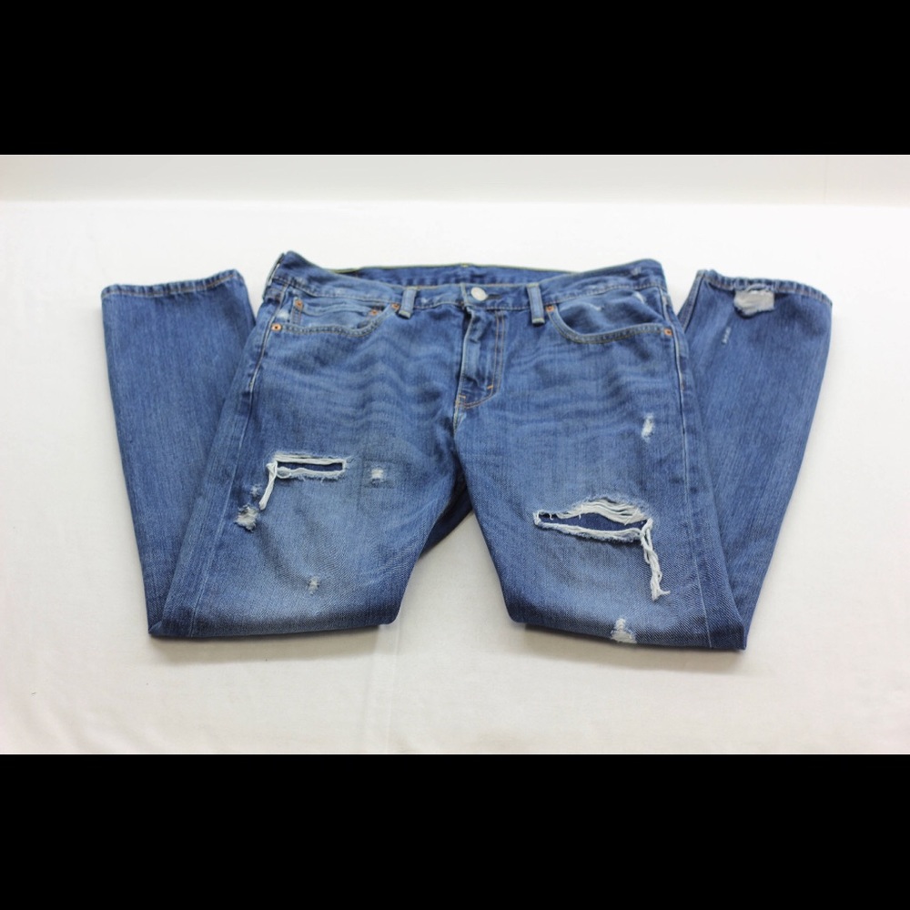 Men’s Distressed Patched 510 Levi’s Jeans